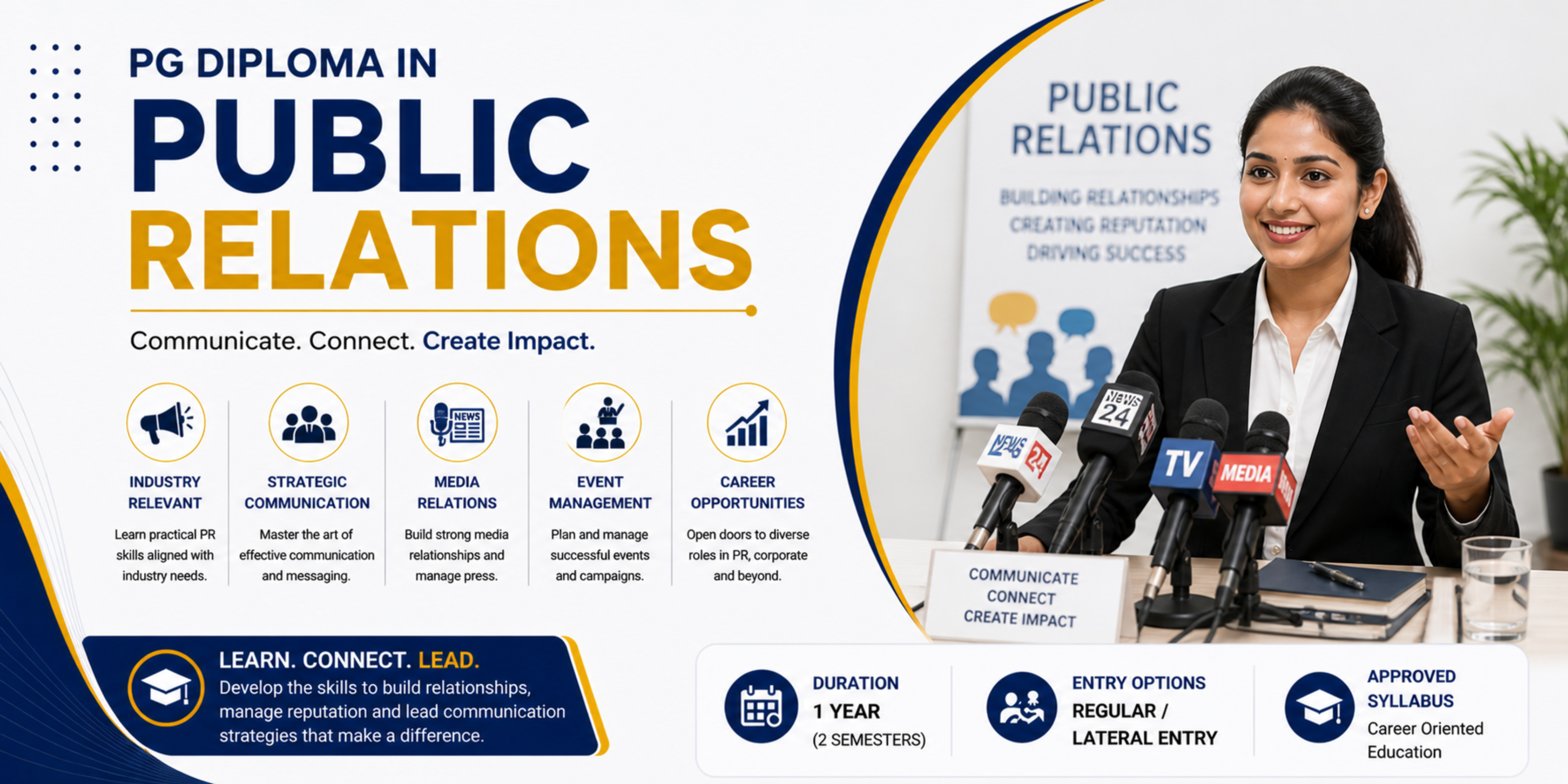 PG Diploma in Public Relations Distance Education in Coimbatore